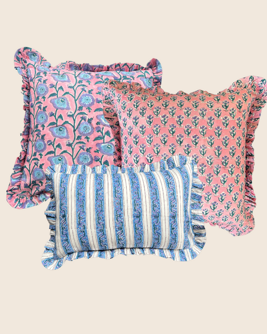 Taj Pink Square CUSHION